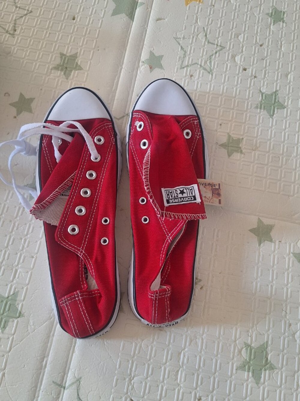 Red Sneakers  NEW - Picture 2 of 3